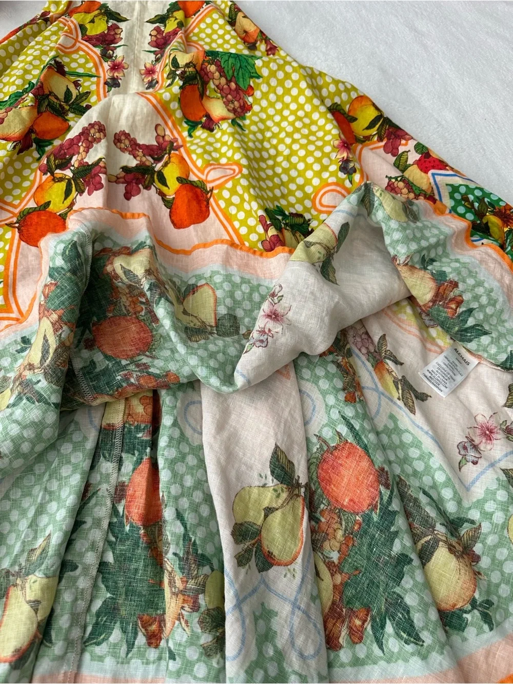 Alemais Lemonis Linen Summer Dress Size 0 - Picture 8 of 14